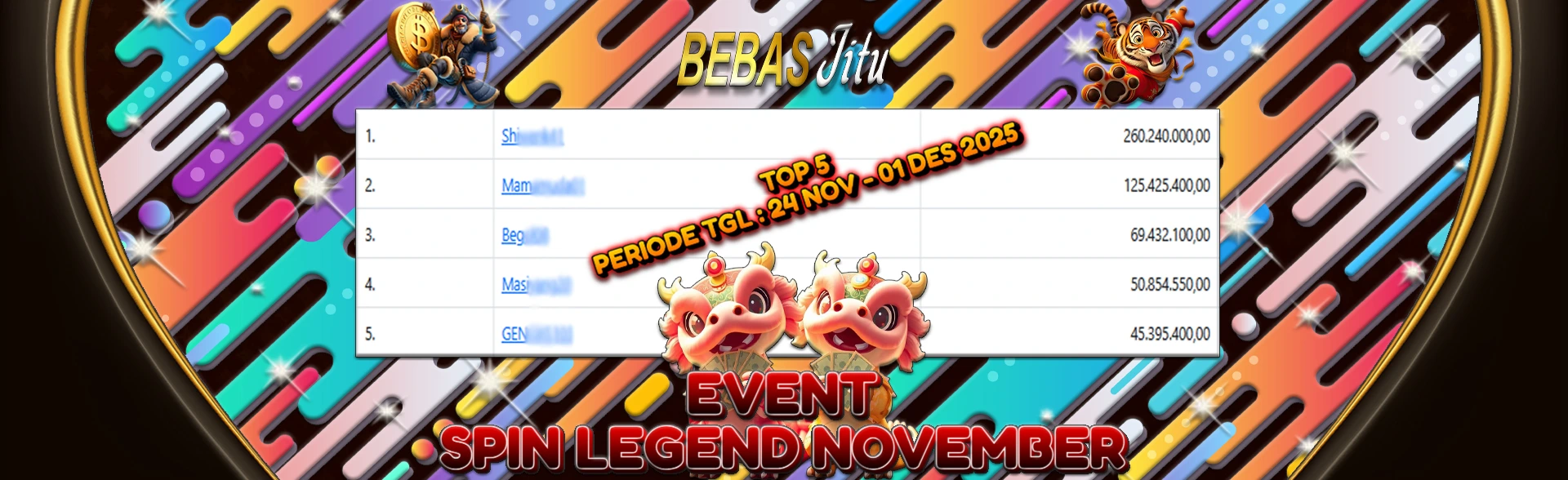 SPIN LEGEND NOVEMBER